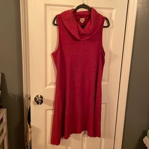 Ultra Flirt Plus, Size 3X, reddish-orange lightweight sweater